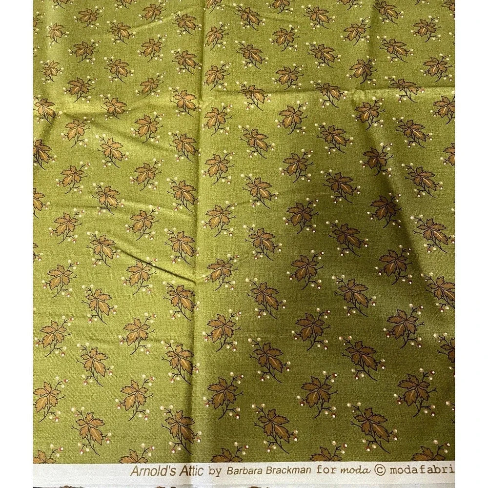 Quilt Craft Fabric 100% Cotton Arnold's‎ Attic Pattern 8162 Moda Fabrics Fall